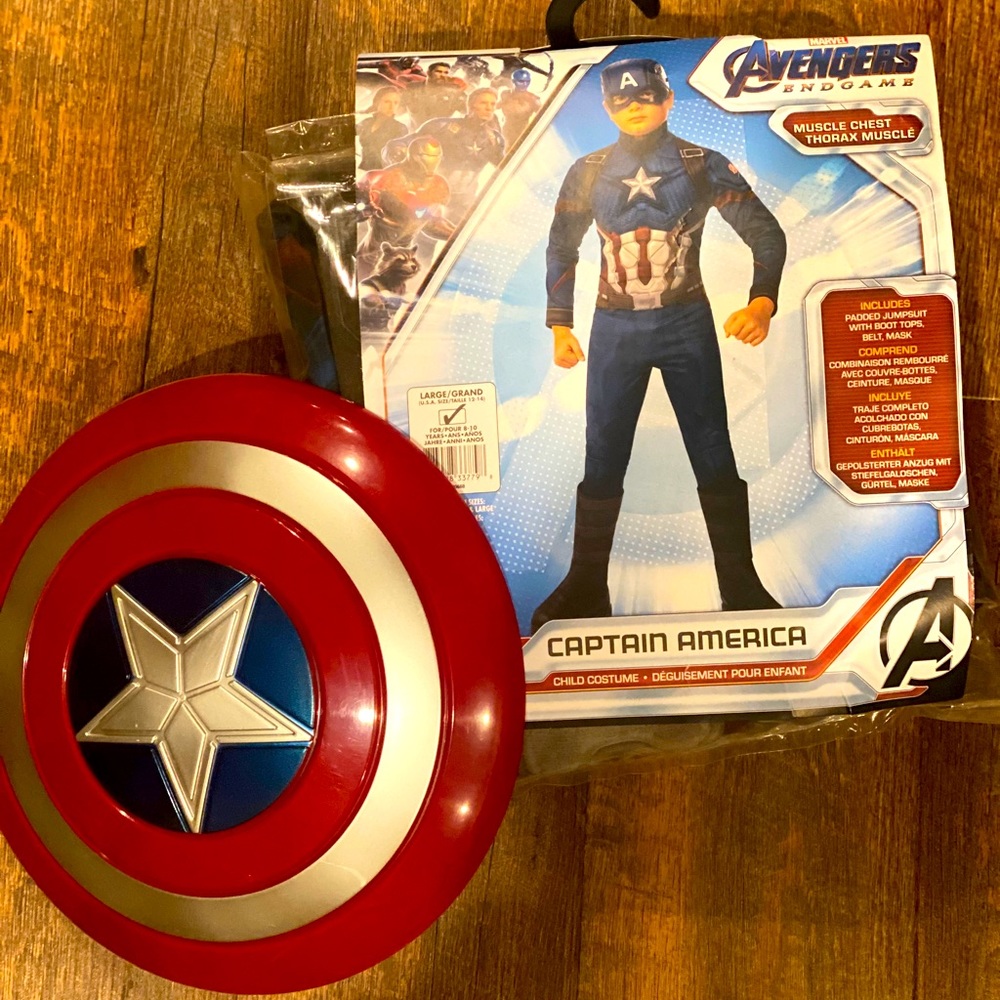 Captain America child’s Halloween costume